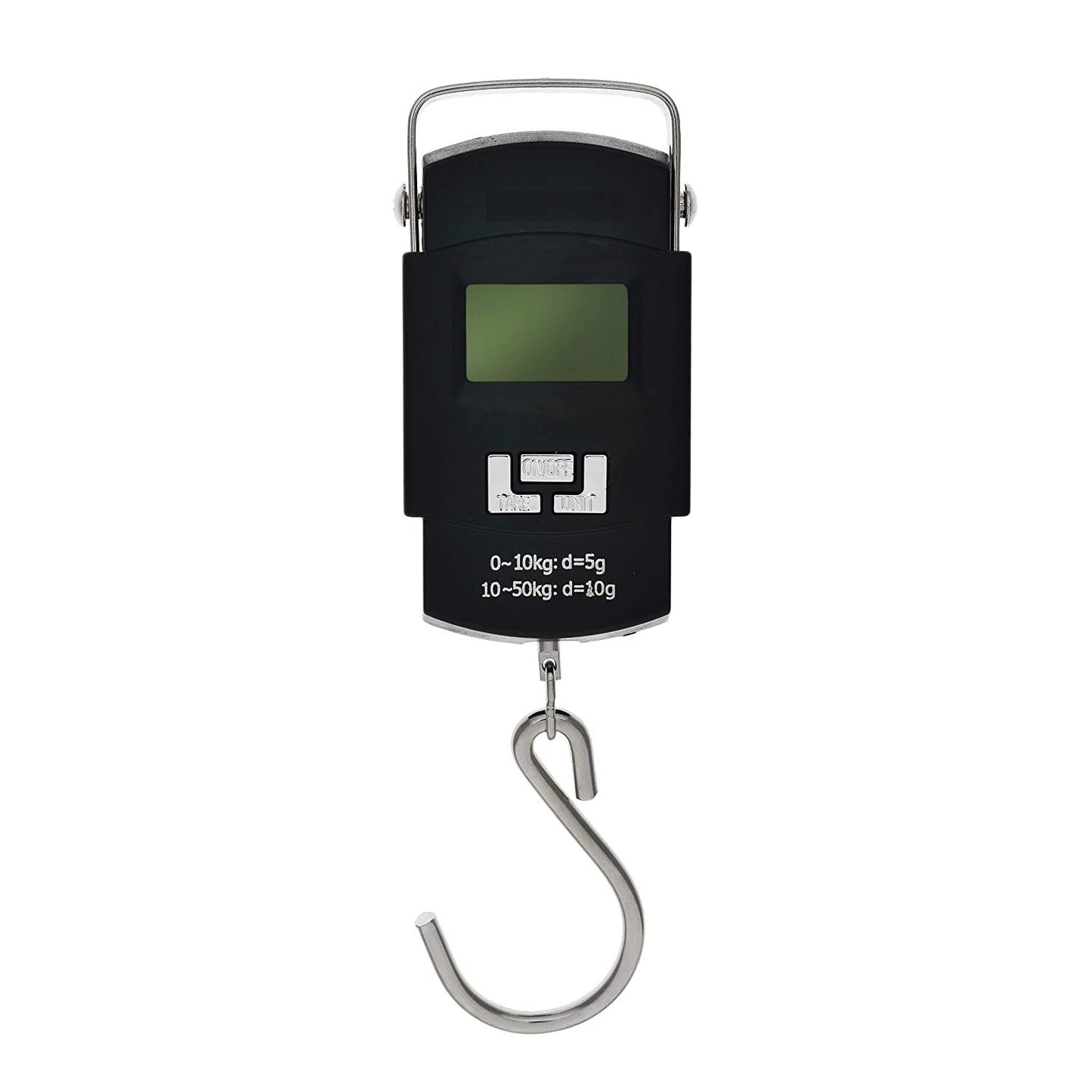 FIXER Electronic Portable Fishing Hook Type Digital LED Screen Luggage Weighing Scale, 50 kg Digital Weighing Scale (Black