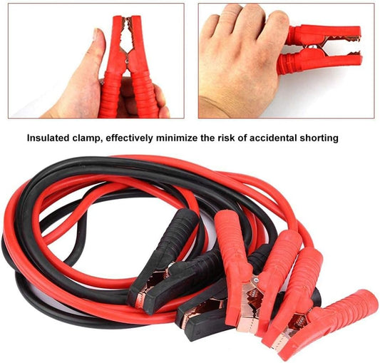 1 Pair of 12V Car Power Booster Cable Emergency Battery Jumping Cables Battery Line(4M/2000A)