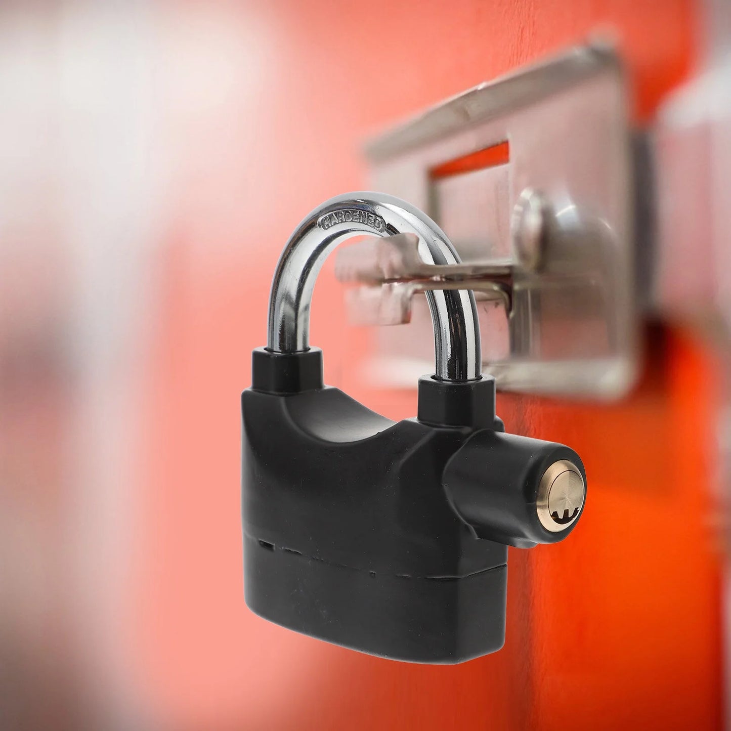 FIXER Security Alarm Lock,2Pcs Universal Security Alarm Lock Bike Alarm Lock Durable U Bike Lock (Black)