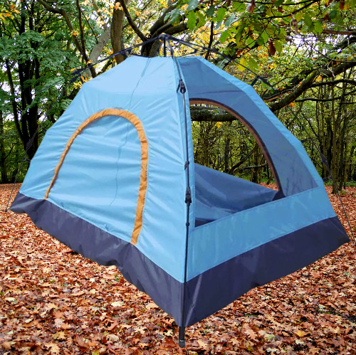 4-Person Dome Camping Tent – Lightweight, Water-Resistant, 2-Season Outdoor Shelter with Dual Doors & Carry Bag