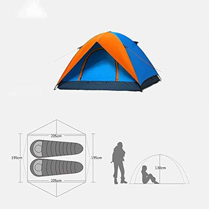 4-Person Dome Camping Tent – Lightweight, Water-Resistant, 2-Season Outdoor Shelter with Dual Doors & Carry Bag
