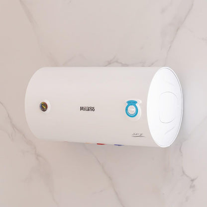 Milano Horizontal Electric Water Heater 50 L – Sleek Design & 7‑Year Warranty