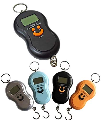 50kg/10g Luggage Weighing Scale Digital Electronic Balance Backlit LCD Display Fishing Scales with Hanging Hook