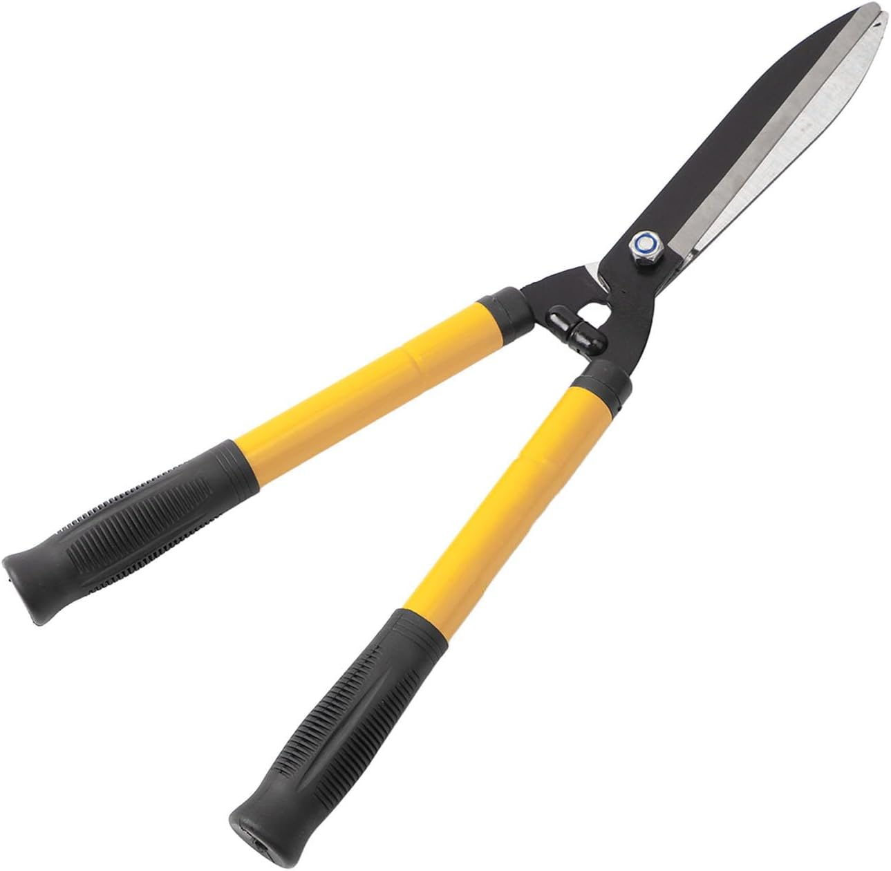 Garden Hedge Shears 56cm Gardening Tools, Hedge Shears Shock Absorbing Bumper Aluminum Handles for Manual Hedge. Garden Scissor 56cm