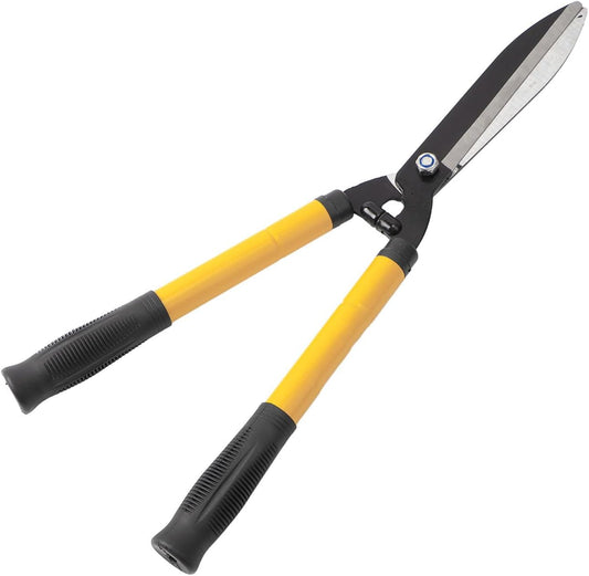 Garden Hedge Shears 56cm Gardening Tools, Hedge Shears Shock Absorbing Bumper Aluminum Handles for Manual Hedge. Garden Scissor 56cm