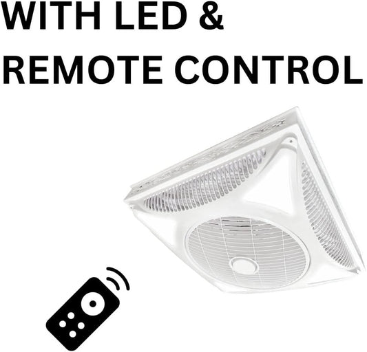 FIXER Ceiling fan with led light and remote 3 speed FB-2002