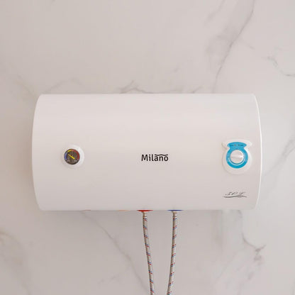 Milano Horizontal Electric Water Heater 50 L – Sleek Design & 7‑Year Warranty