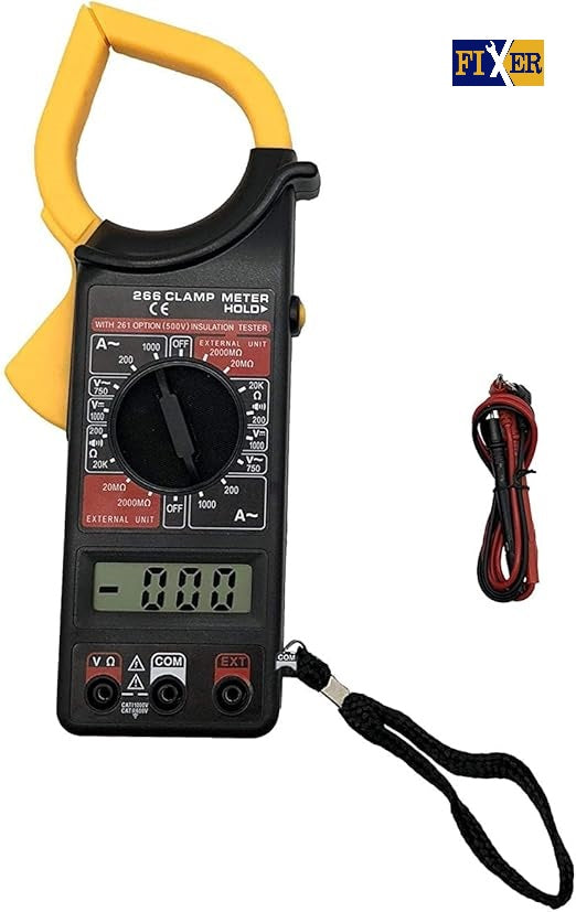 FIXER Automatic Multimeter Digital Clamp Meter, Ammeter, Voltage Tester