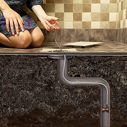 Stainless Steel 160cm Long Braided Wire Sewer Dredging Tools with Retractable Claw Clog