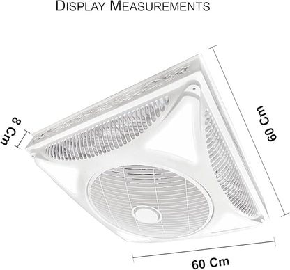 FIXER Ceiling fan with led light and remote 3 speed FB-2002