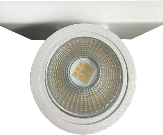 LED GU10 Aluminum Body Waterproof Outdoor Up-Down Wall Lamp – Warm White, White Body