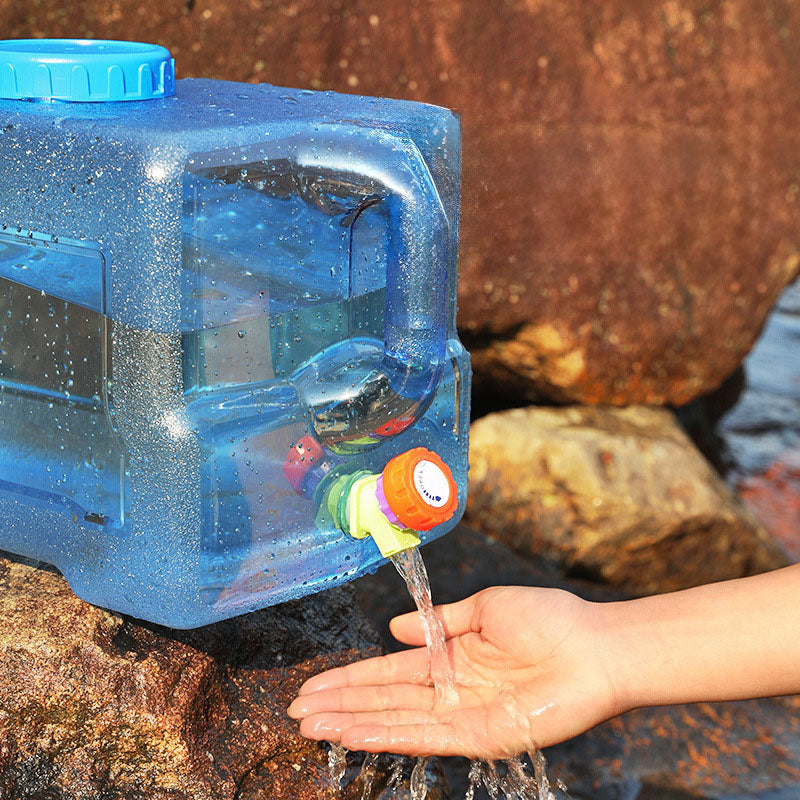 25L Plastic Water Jug with Spout – Food-Grade PC | Portable Water Storage for Camping, Travel & Home Use