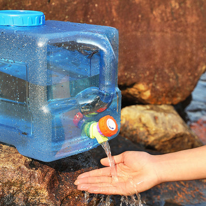 25L Plastic Water Jug with Spout – Food-Grade PC | Portable Water Storage for Camping, Travel & Home Use