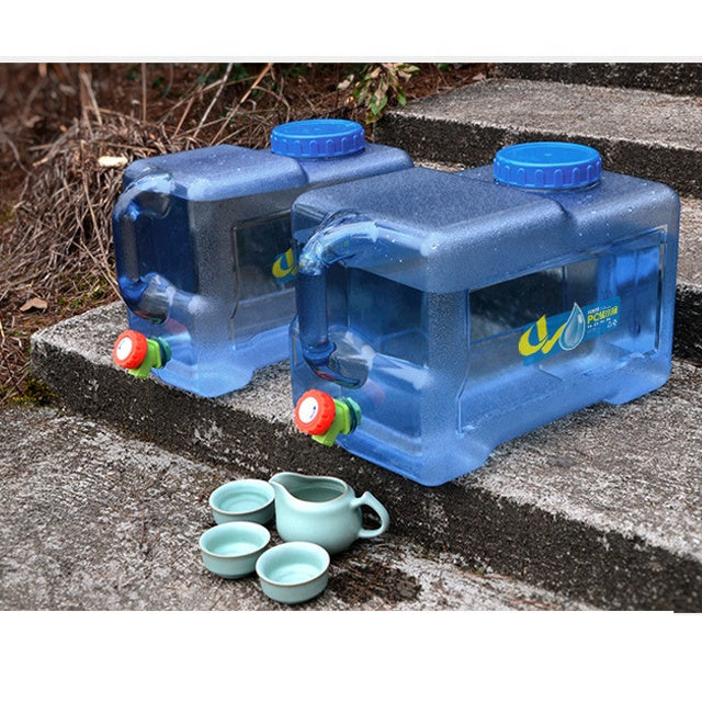 25L Plastic Water Jug with Spout – Food-Grade PC | Portable Water Storage for Camping, Travel & Home Use