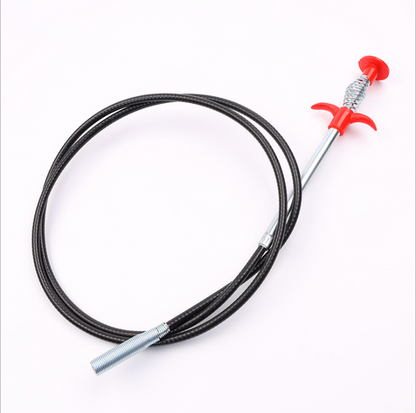 Stainless Steel 160cm Long Braided Wire Sewer Dredging Tools with Retractable Claw Clog