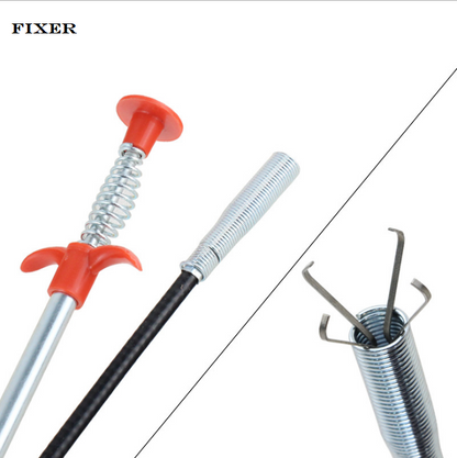 Stainless Steel 160cm Long Braided Wire Sewer Dredging Tools with Retractable Claw Clog