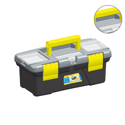 Fixer Heavy-Duty Multi-Compartment Tool Box with Organizer Lid – Portable Storage for Tools & Accessories