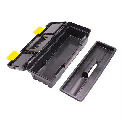 Fixer Heavy-Duty Multi-Compartment Tool Box with Organizer Lid – Portable Storage for Tools & Accessories