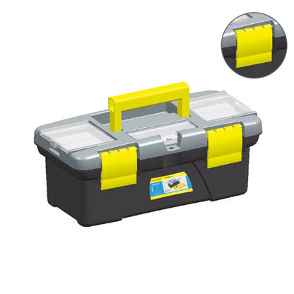 Fixer Heavy-Duty Multi-Compartment Tool Box with Organizer Lid – Portable Storage for Tools & Accessories