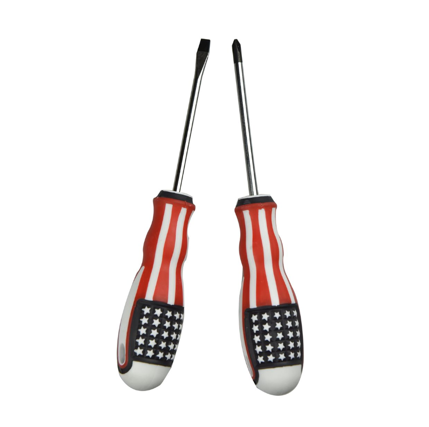 6-Piece Screwdriver Set – High-Carbon Steel Phillips & Flat Head with Anti-Slip Handle