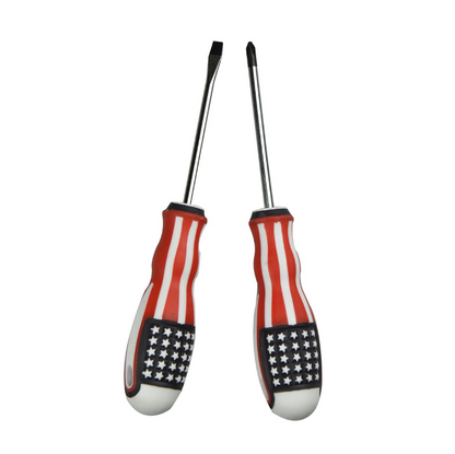 6-Piece Screwdriver Set – High-Carbon Steel Phillips & Flat Head with Anti-Slip Handle