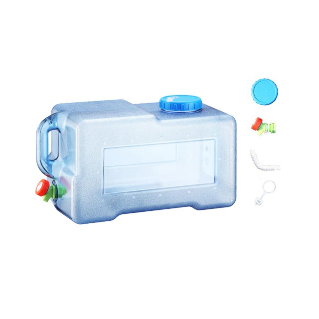 25L Plastic Water Jug with Spout – Food-Grade PC | Portable Water Storage for Camping, Travel & Home Use