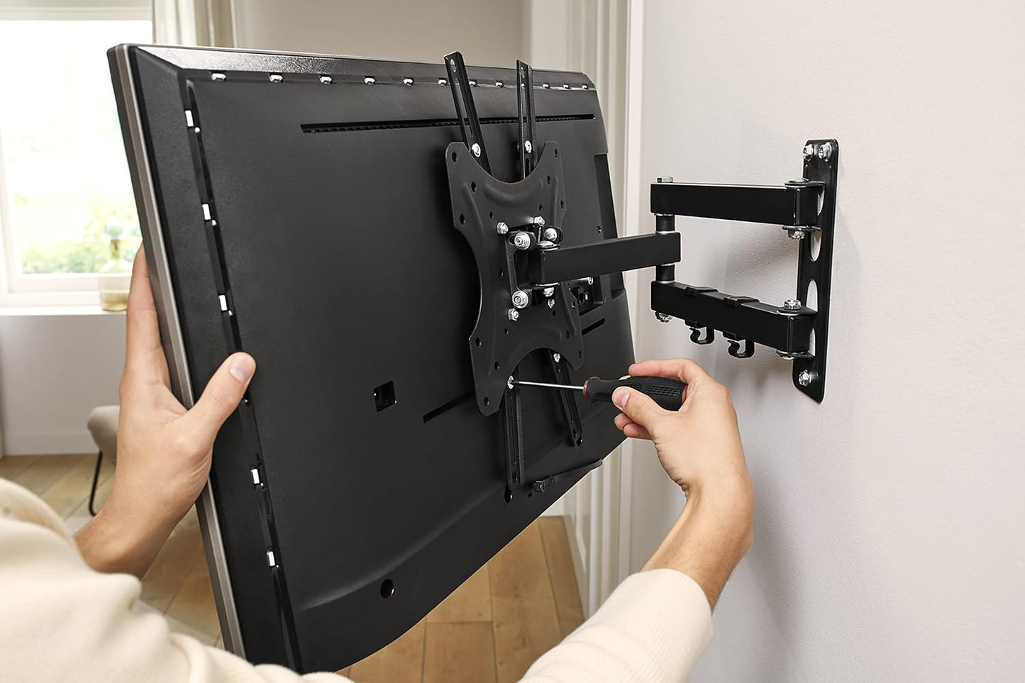 Swing/Movable TV Wall Mount Bracket Arm Folding for 14"-55" Universal LED LCD Plasma